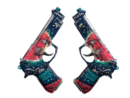 Dual Berettas | Melondrama (Battle-Scarred)